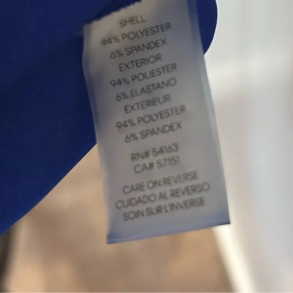 Calvin Klein Blue Sheath Midi Dress for Cocktail - Picture 9 of 9